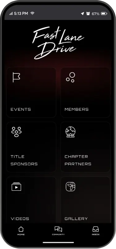 Fast Lane Drive mobile app