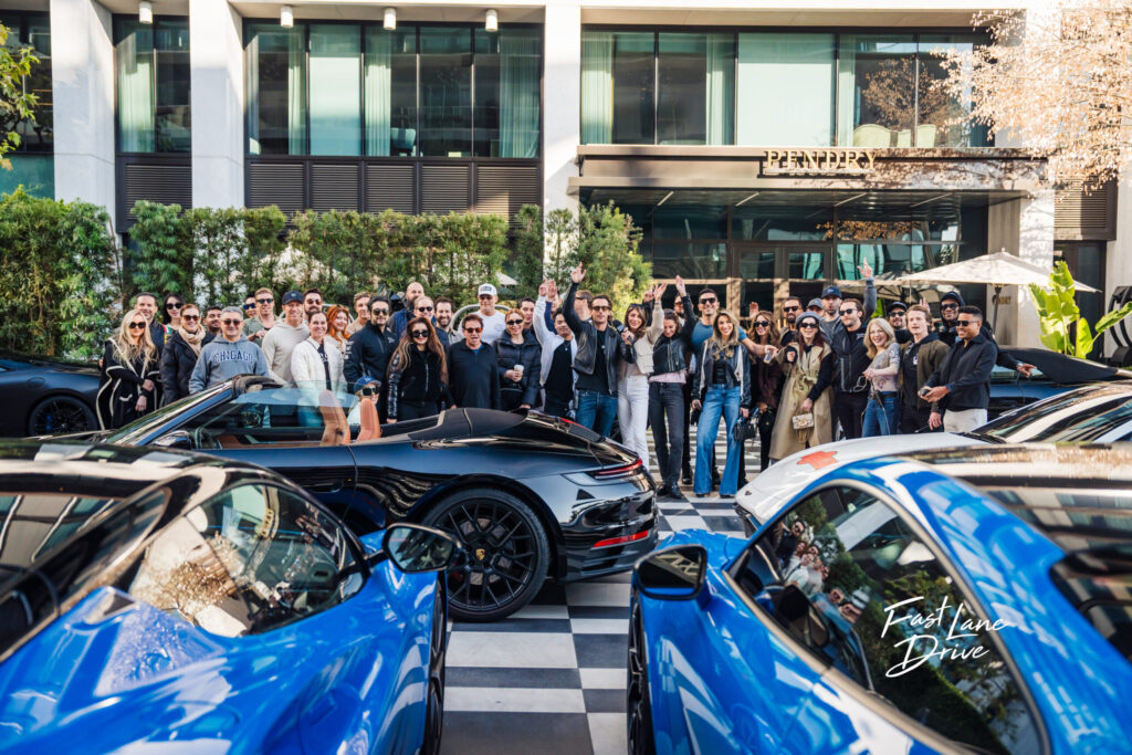 Fast Lane Drive members at a private car club event